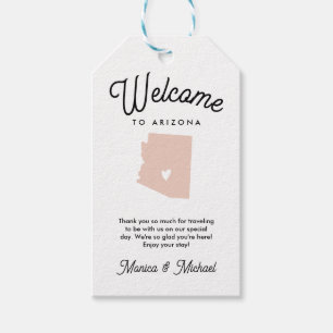 Willkommen in ARIZONA Wedding ANY FARBE Geschenkanhänger
