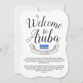 Willkommen in Aruba | HOCHZEIT IN URLAUBSORT Einladung