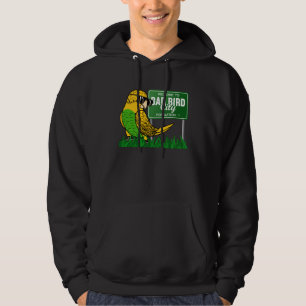 Willkommen in Bad Bird City I Yellow Budgie Budger Hoodie