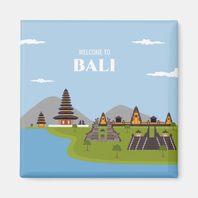 Willkommen in Bali Magnet (Vorne)
