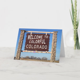 Willkommen in Colorado Karte