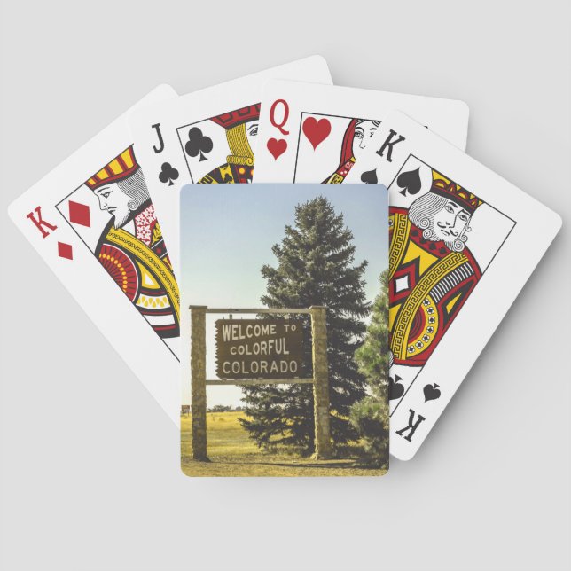 Willkommen in Colorado Spielkarten (Rückseite)