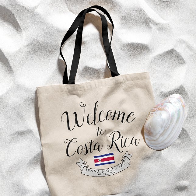 Willkommen in Costa Rica | HOCHZEIT IN URLAUBSORT Tragetasche (Von Creator hochgeladen)