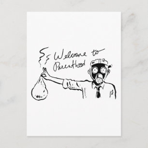 Willkommen in der Elternschaft Postkarte