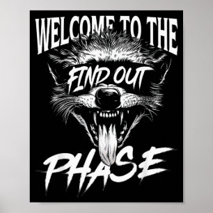 Willkommen in der Find Out-Phase Lustiges Nge-Zita Poster