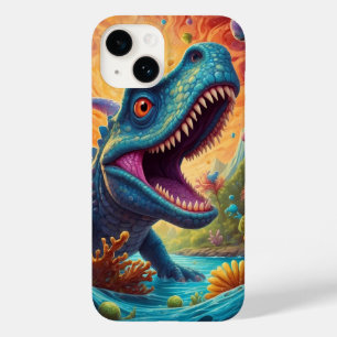 Willkommen in der magischen Welt des Dino Case-Mate iPhone 14 Hülle