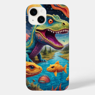Willkommen in der magischen Welt des Dino Case-Mate iPhone 14 Hülle
