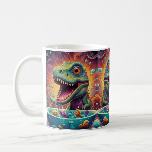 Willkommen in der magischen Welt des Dino Kaffeetasse (Links)