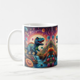 Willkommen in der magischen Welt des Dino Kaffeetasse
