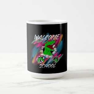 WILLKOMMEN IN DER SCHULE ZURÜCK IN DIE SCHULE  KAFFEETASSE