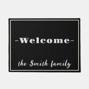"Willkommen in der Smith-Familie" Personalisiert D Fußmatte
