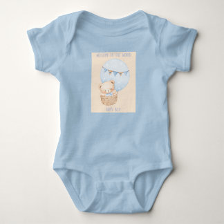 Willkommen in der Welt Babyjunge Baby Strampler
