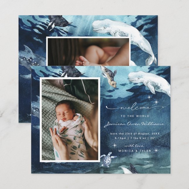 Willkommen in der Welt | Ocean Baby Birth (Vorne/Hinten)