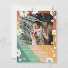 Willkommen in der Welt | | Retro Boho Birth