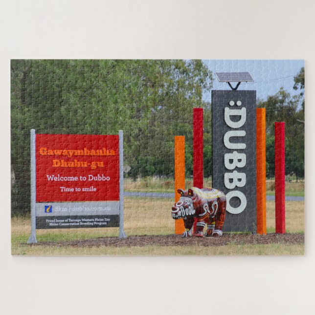 Willkommen in Dubbo, Australien, unterzeichnen (Horizontal)