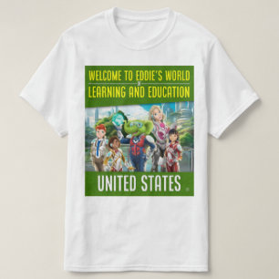 Willkommen in Eddies Welt des Lernens und der Bild T-Shirt