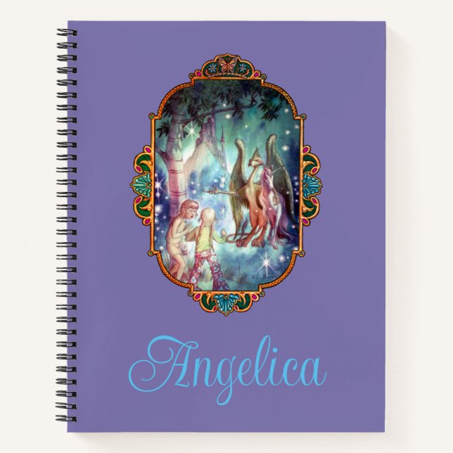 Willkommen in Fairyland Personalisiert Notizbuch (Vorderseite)
