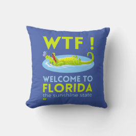 "WILLKOMMEN IN FLORIDA" lustig Kissen