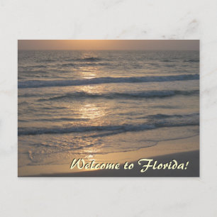 Willkommen in Florida Postkarte