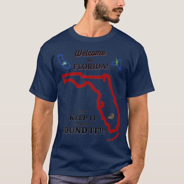 Willkommen in Florida T-Shirt (Vorderseite)