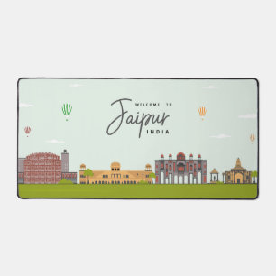 Willkommen in Jaipur Schreibtischunterlage