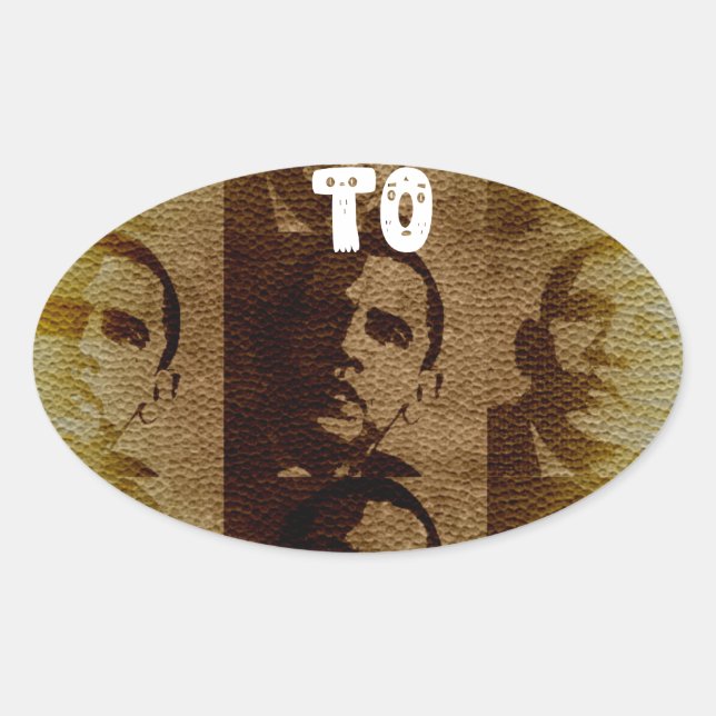 Willkommen in Kenia Ovaler Aufkleber (Vorderseite)