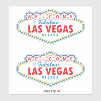 Willkommen in Las Vegas Aufkleber