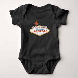Willkommen in Las Vegas Baby Shirt Black Bodysuit