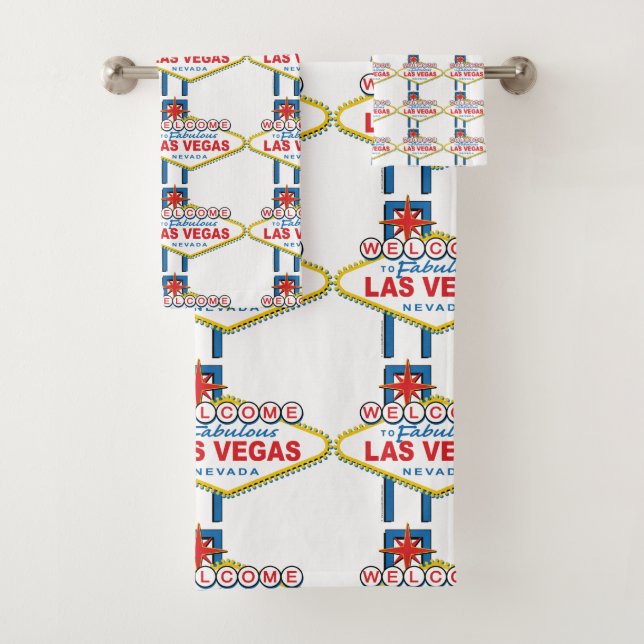 Willkommen in Las Vegas Badhandtuch Set (Insitu)