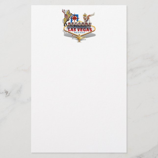 Willkommen in Las Vegas Briefpapier (Vorderseite)