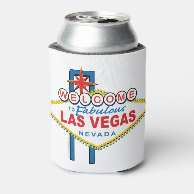 Willkommen in Las-Vegas Dosenkühler (Kanne Rückseite)
