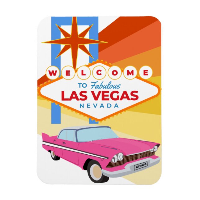 Willkommen in Las Vegas Magnet (Vertikal)