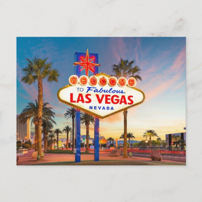 Willkommen in Las Vegas, Nevada Postcard Postkarte (Vorderseite)