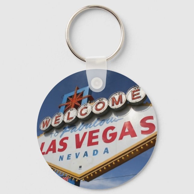 Willkommen in Las Vegas Schlüsselanhänger (Vorderseite)