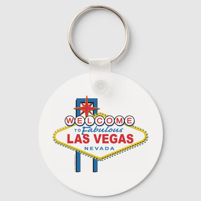 Willkommen in Las-Vegas Schlüsselanhänger (Vorderseite)