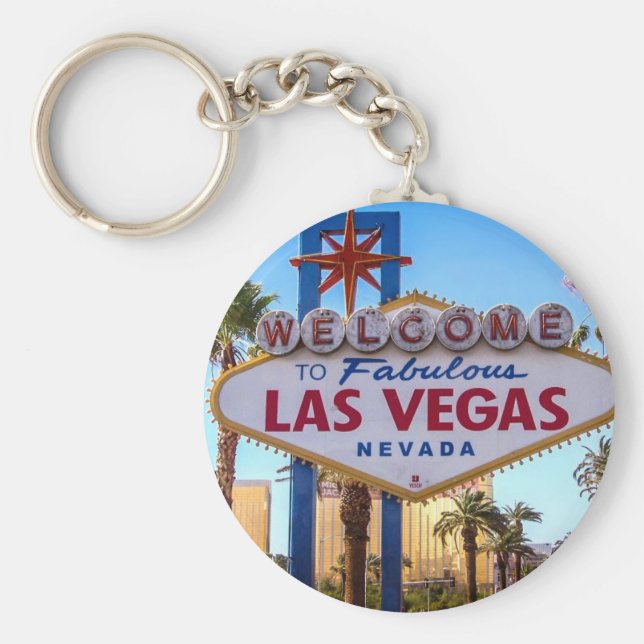 Willkommen in Las Vegas Schlüsselanhänger (Vorne)