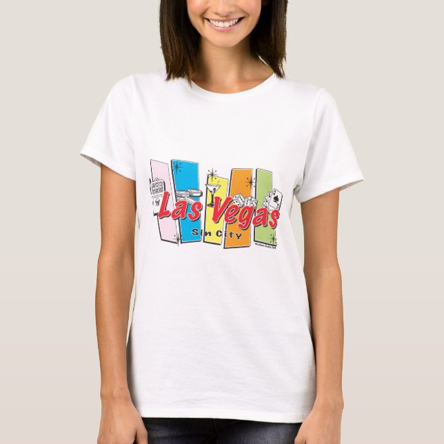 Willkommen in Las-Vegas Sin City T-Shirt (Vorderseite)