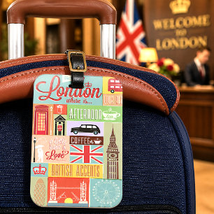 Willkommen in London Gepäckanhänger