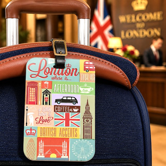 Willkommen in London Gepäckanhänger (Von Creator hochgeladen)
