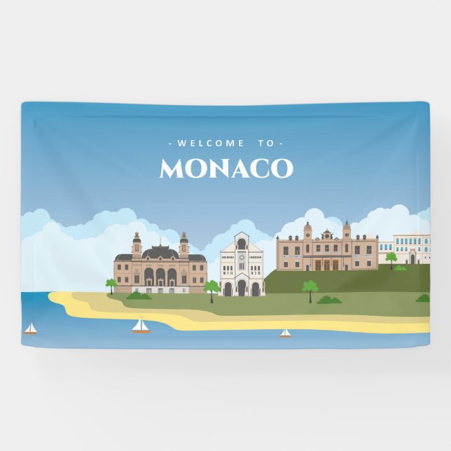 Willkommen in Manaco Banner (Horizontal)