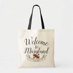 Willkommen in Maryland  Hochzeit in Urlaubsort Tragetasche