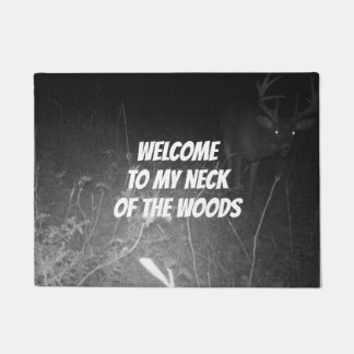 Willkommen in meinem Hals der Hirschmatte Fußmatte