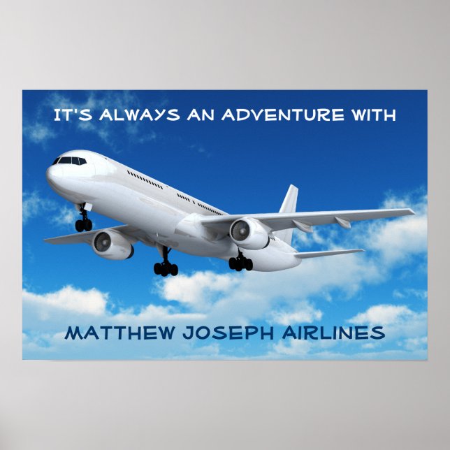 Willkommen in meinem Zimmer! (Flugzeug) Poster (Vorne)