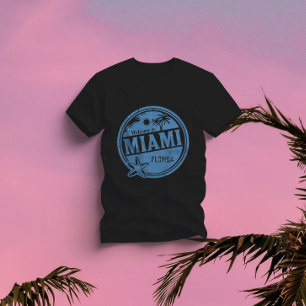 Willkommen in Miami Florida - Vintage Retro-Reise T-Shirt
