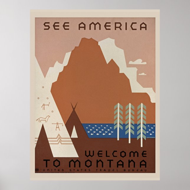 Willkommen in Montana Poster (Vorne)
