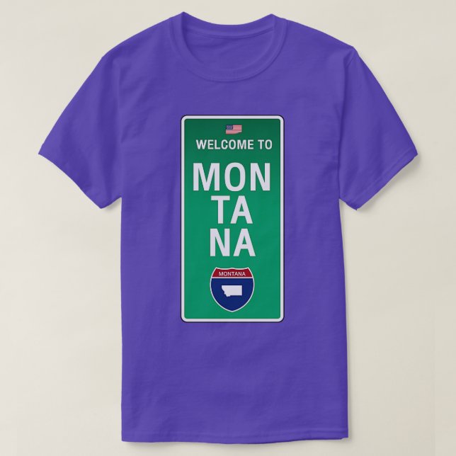 Willkommen in Montana T-Shirt (Design vorne)
