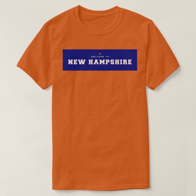 Willkommen in New Hampshire T-Shirt (Design vorne)