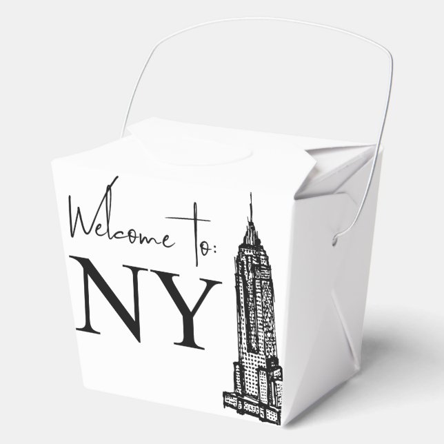 WILLKOMMEN IN NY GESCHENKSCHACHTEL (Vorderseite)