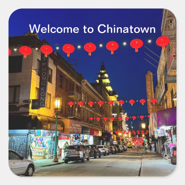Willkommen in San Francisco Chinatown #11 Sticker (Vorderseite)