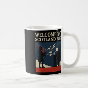 Willkommen in Schottland, Sir – Trumps Dudelsack-R Kaffeetasse